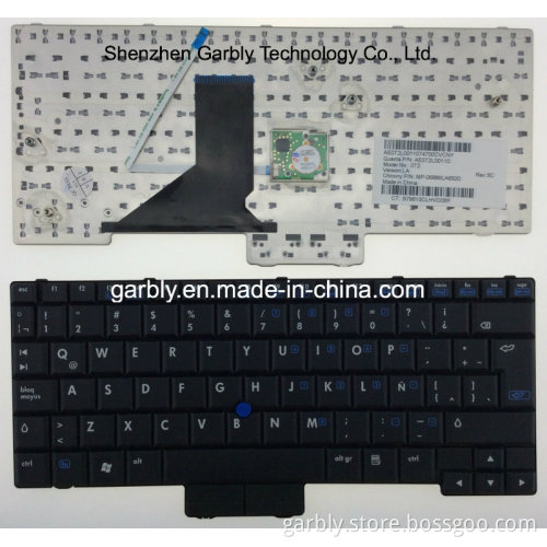 SP/LA Laptop Keyboard for HP Compaq 2510p 2530p Nc2400
